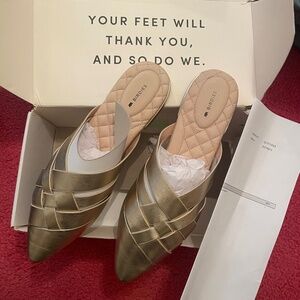 Birdies Dove Leather Slippers